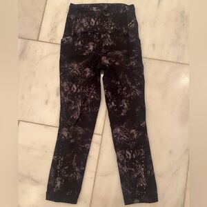 lululemon athletica Black and Gray Leggings